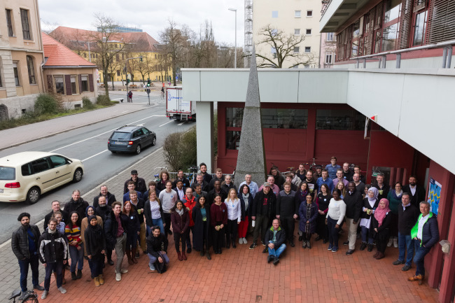 Molecular Modeling Workshop in Erlangen CCC Teilnehmer Gruppenbild 2020